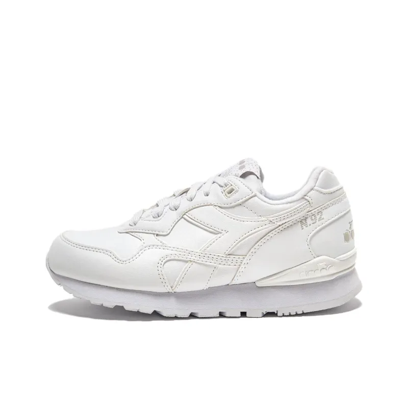 Diadora N.92 Anti-Slip Wear-Resistant Low-Top Casual Shoes Unisex White-0