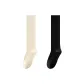 Milk White+Black (Calf Socks)
