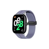 Purple-Folding Clasp Silicone Strap