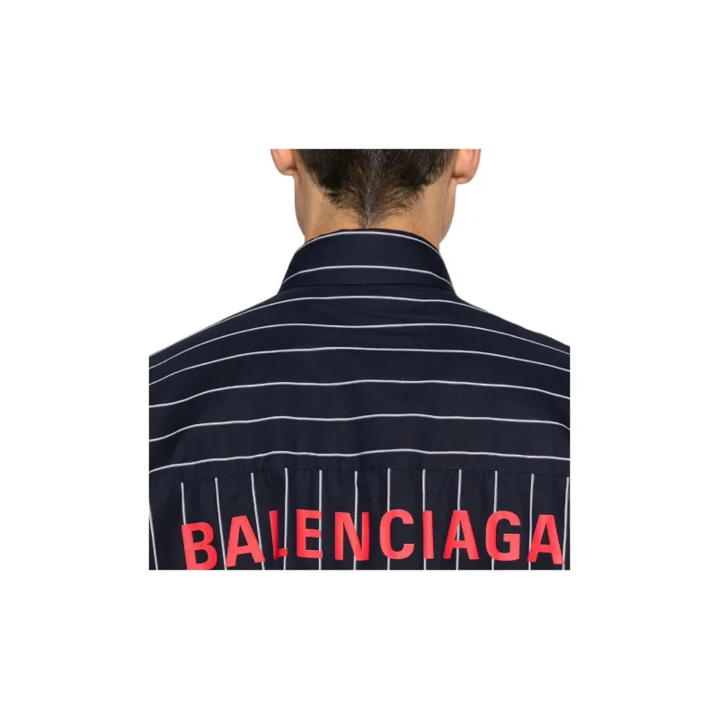 Balenciaga Pinstriped Shirt-1