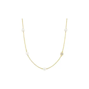 HYÈRES LOR 14K Gold Freshwater Pearl Necklaces Women's Gold