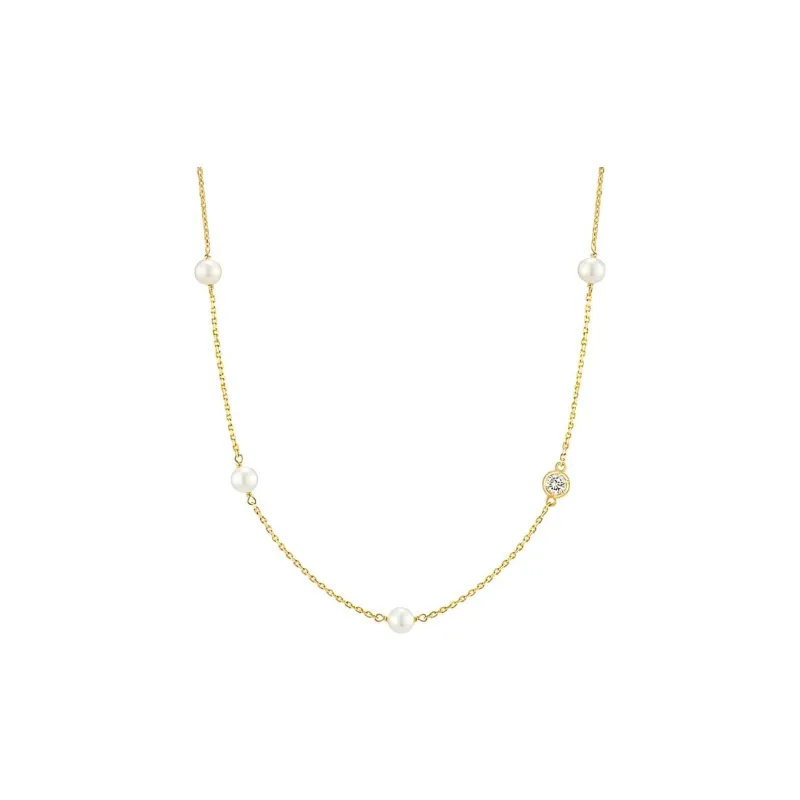 HYÈRES LOR 14K Gold Freshwater Pearl Necklaces Women's Gold-0