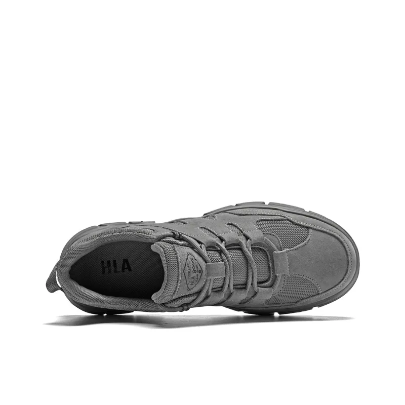 HLA Work Boots Men Low Top Gray/Sand-2