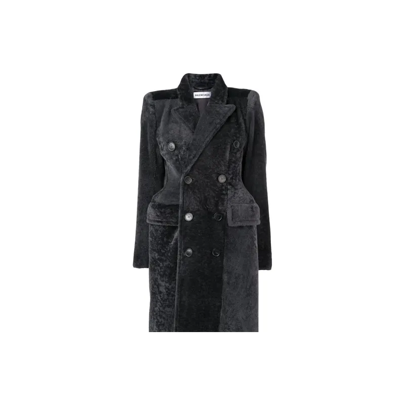 Balenciaga FW22 Coats Women's Black-4