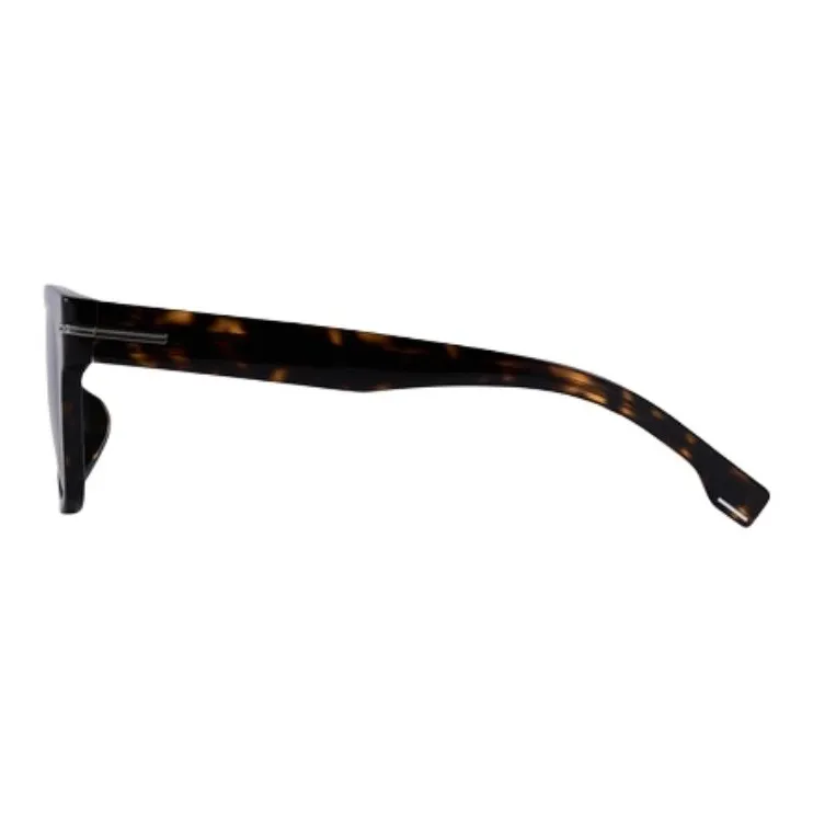 HUGO BOSS Acetate Square Sunglasses Unisex Brown-2