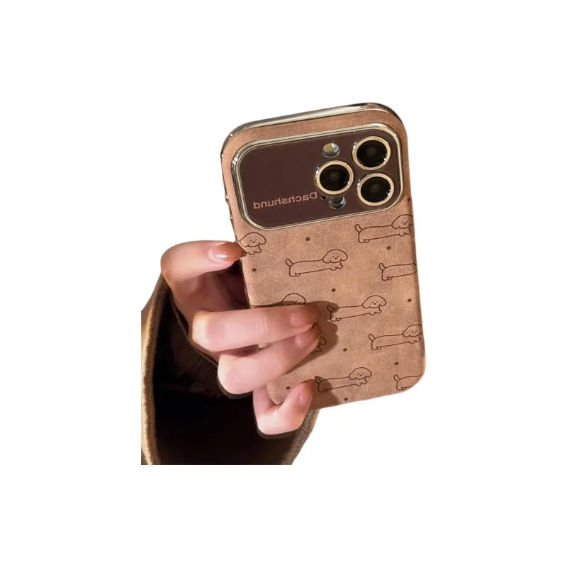 Cuttlefish Grid TPU Material Fun Maltese Flannelette Niche Phone Case Compatible With Apple 16/15/14/13/12/11-8