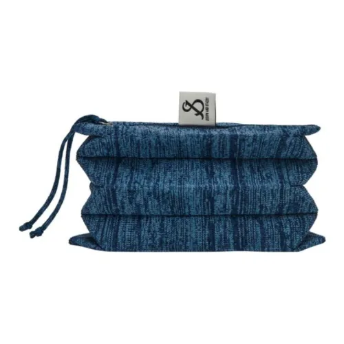 JOSEPH&STACEY Polyester Clutch Small Size Women's Marine Blue