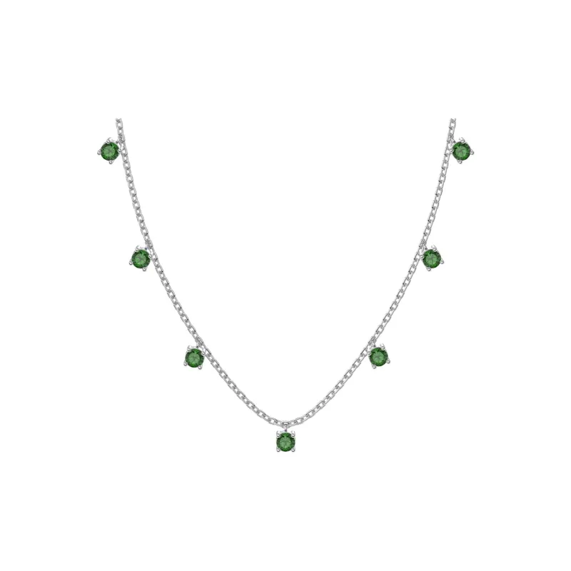 KAILEIFU S925 Silver Necklaces Women's Silver-5