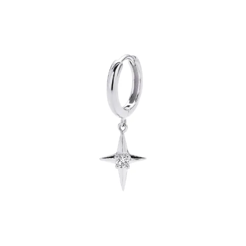 QIANFANGDAHUANGYE Zircon Earrings Unisex