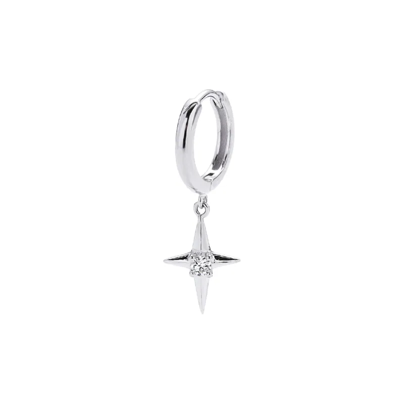 QIANFANGDAHUANGYE Zircon Earrings Unisex-0