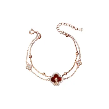 VIVIWELL S925 Silver Bracelets Women's