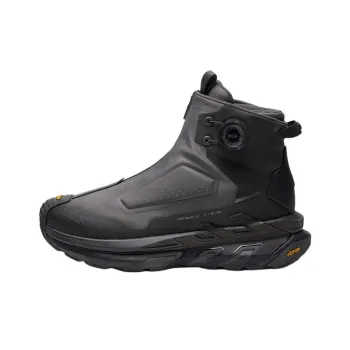HAMCUS x KOLON SPORT MOVE ALPHA Anti Slip Wear Resistant Mid Top Hiking Shoes Unisex Black