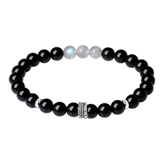 XIBAOCHUNHUA Obsidian Bracelets Unisex-6