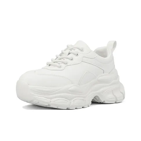 ZSBELLA Anti-Slip Wear-Resistant Low-Top Chunky Sneakers Women's-5