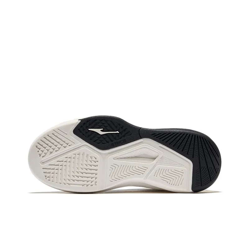 Erke Battery Panda 3V2 Anti-Slip Wear-Resistant High-Top Casual Shoes Women's White Black-3