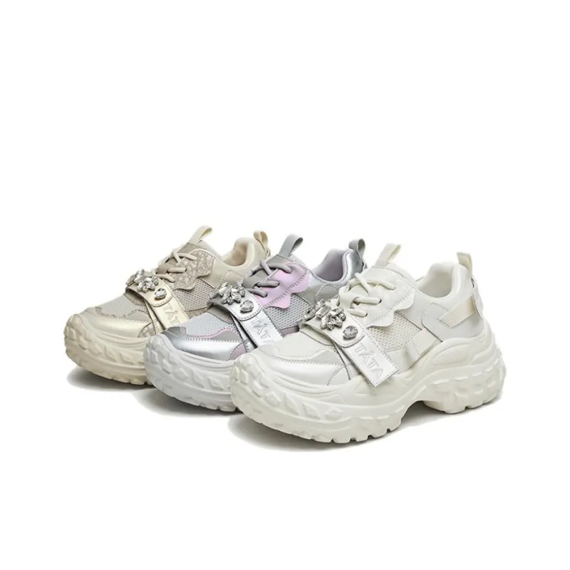 Tata Chunky Sneakers Women's Ecru-20