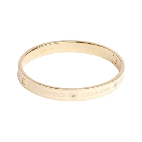 COACH Copper Bangles Women's Gold/Chalk White
