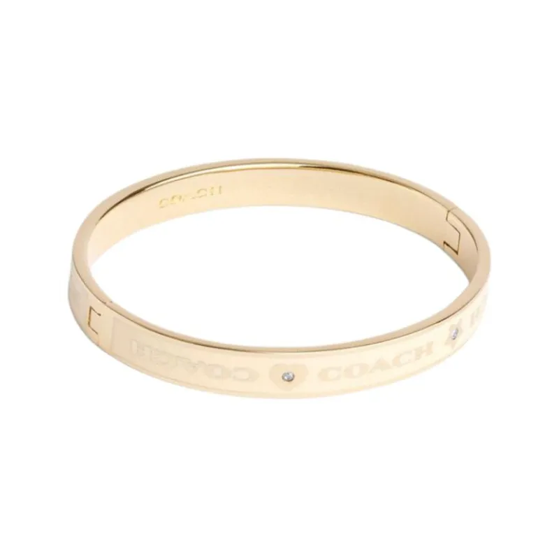 COACH Copper Bangles Women's Gold/Chalk White-0