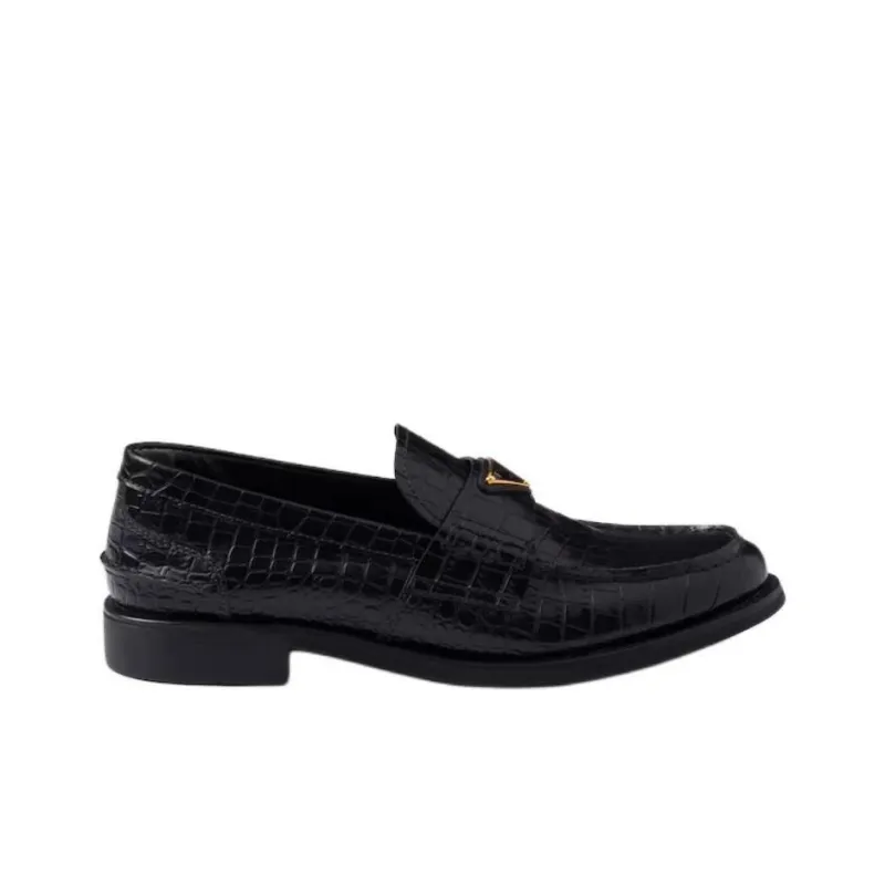 PRADA Mocassini Loafers Women's Black-1