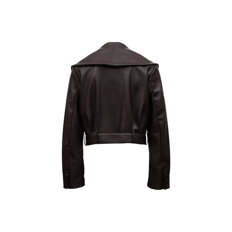 ONLY Leather Jackets Women's-1