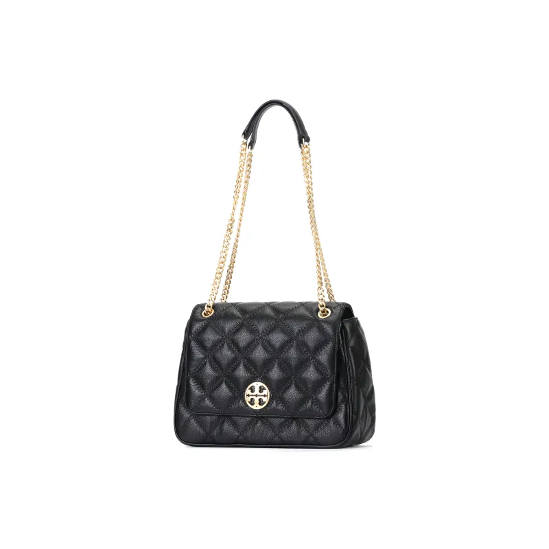 TORY BURCH Cow Leather Shoulder Bag Women's Black-1