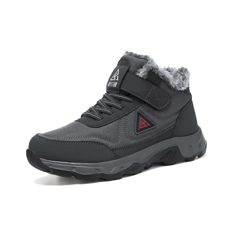 Recreation Cushioning Lightweight Warm Low-Top Casual Shoes Men's Dark Gray-2