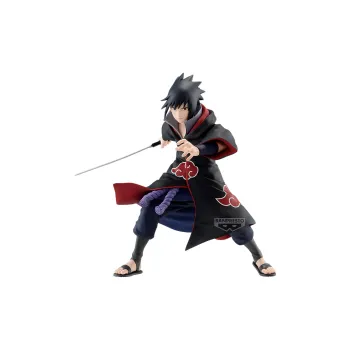 BANPRESTO Sasuke Uchiha NARUTO Bandai Glass Factory Vibration Stars Bonus Gifts 15cm
