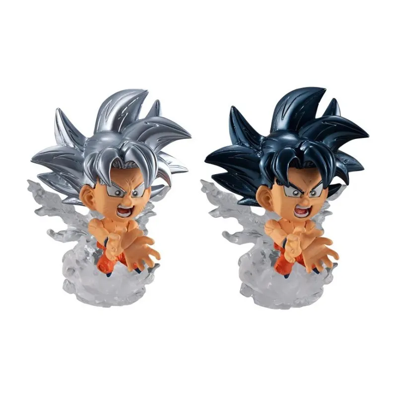BANDAI Dragonball Toy Food Small Doll 5 Goku Gohan Shenron Vegeta Broly Set Assembled Models-5