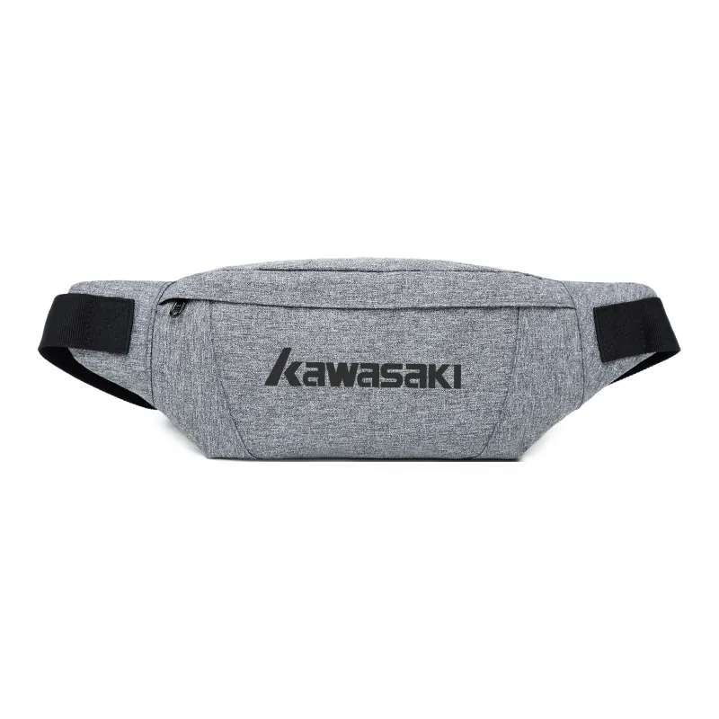 Kawasaki Polyester Crossbody Bag, Shoulder Bag, Sling Bag Regular Unisex Black/Gray-8