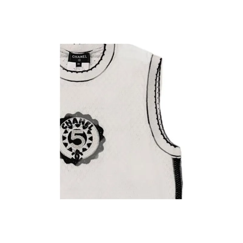 CHANEL Vests Women's White-3