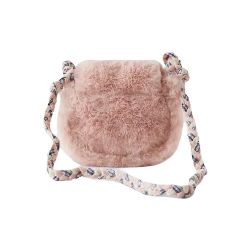 ZARA Polyester Crossbody Bag Shoulder Bag Women's Pink-3
