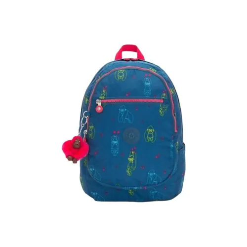Kipling Polyamide Backpack Unisex Blue