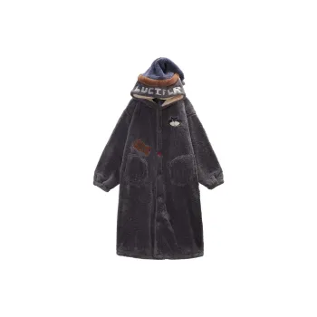 GUKOO x Disney Pajama Robe Men's Mist Gray