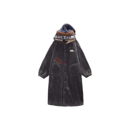 GUKOO x Disney Pajama Robe Men's Mist Gray