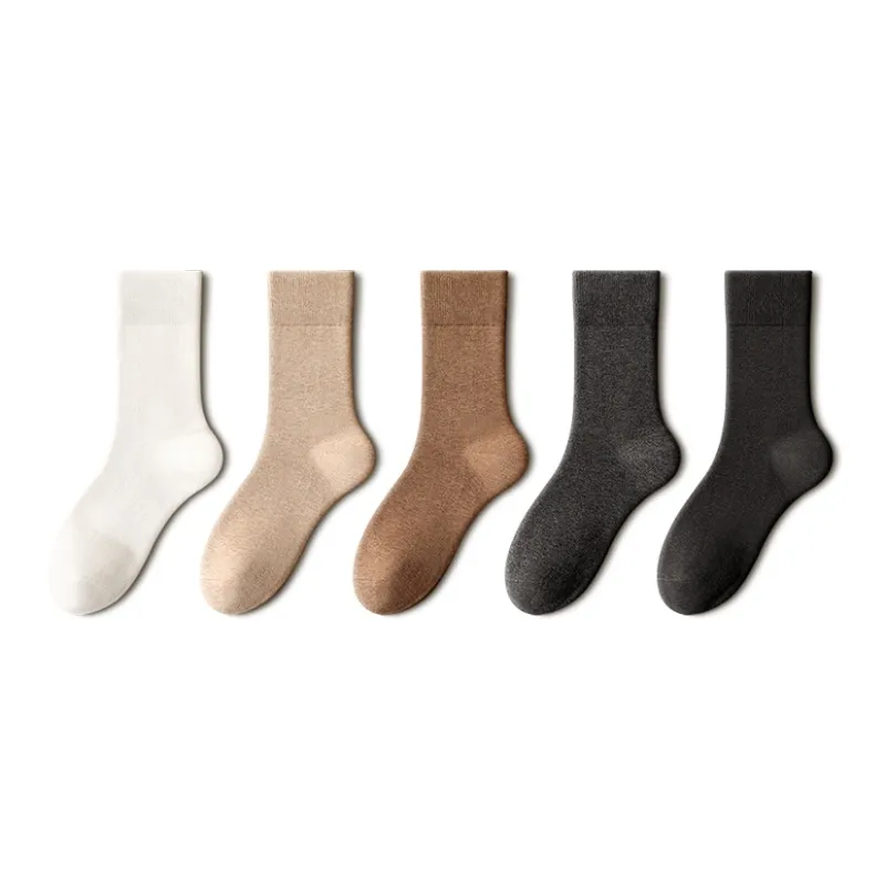 YINSHILIANGPIN Mid Calf Socks Men's 5 Pack-9