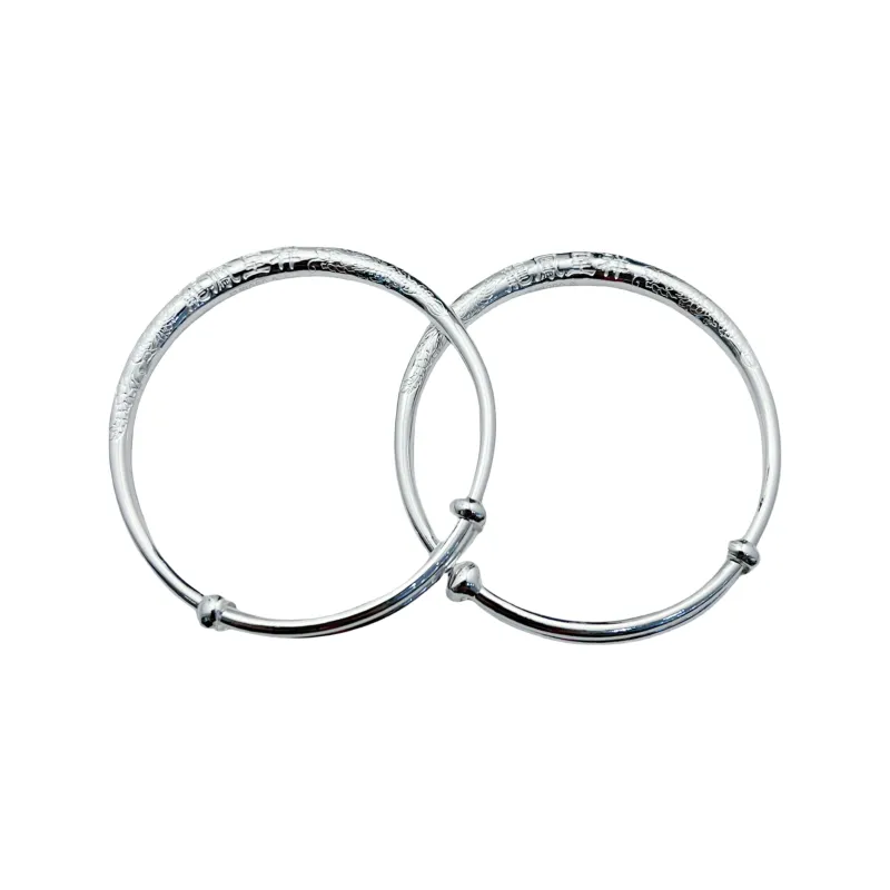 BKBU 999 Fine Silver Bangles Kids'-0