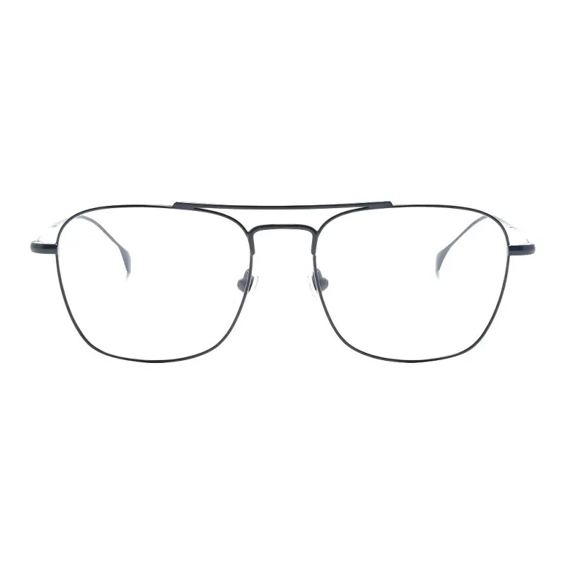GUCCI Logo engraved Square frame Glasses-1