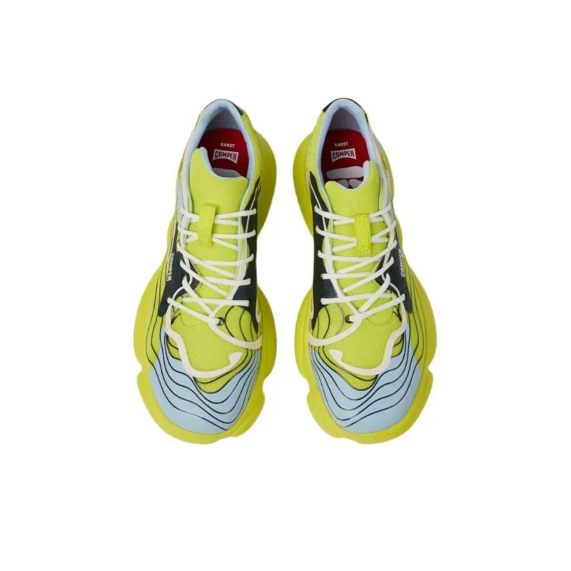 CAMPER Karst Anti Slip Wear Resistant Low Top Casual Shoes Men's Yellow-2