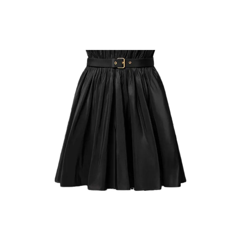 LOUIS VUITTON Plissé Halter Dress-3