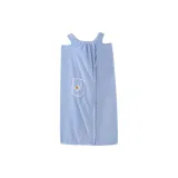 5a Antibacterial[Blue]Bathrobe