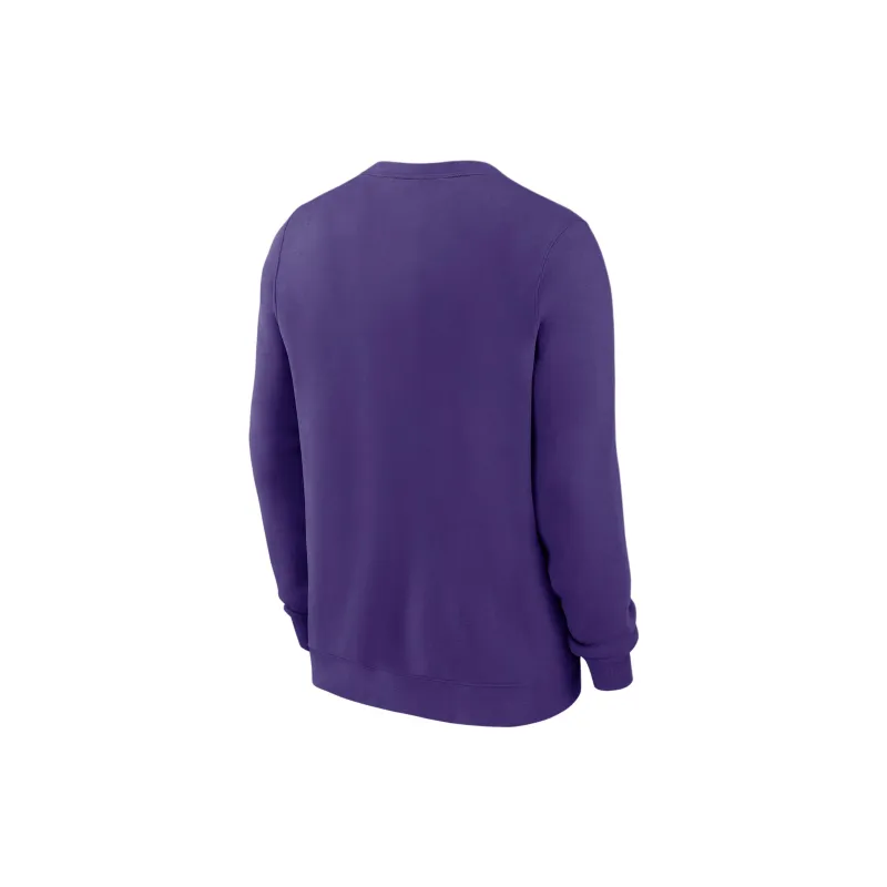 Nike Lsu Tigers Arched Seal Men's Nike College Pullover Crew-1