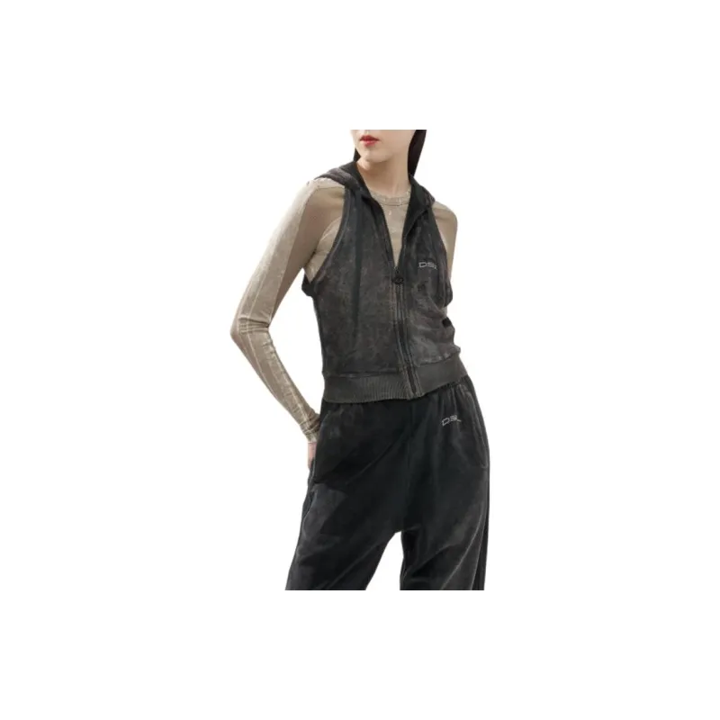 DIESEL Vests Women's Black-3