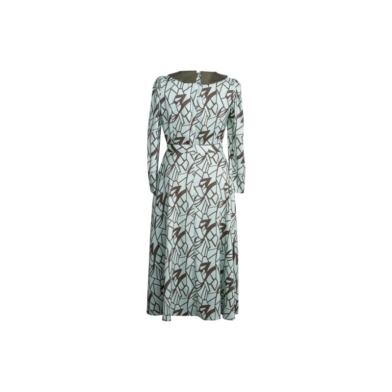 ROEYSHOUSE Long Sleeved Dress Women's Multicolor-1