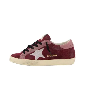 Golden Goose Super Star Low Top Skateboard Shoes Women's Red
