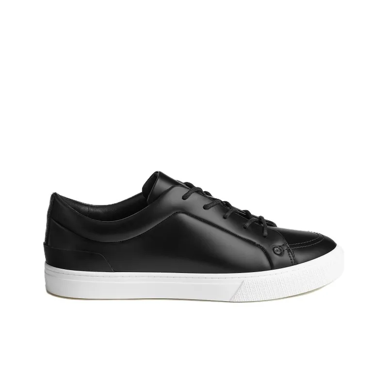 HERMES Irwin Low Top Skateboard Shoes Men's Black-0