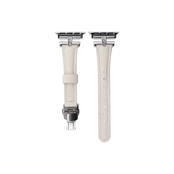Vobafe Watch Band Apple Compatibility Waxed Leather Material