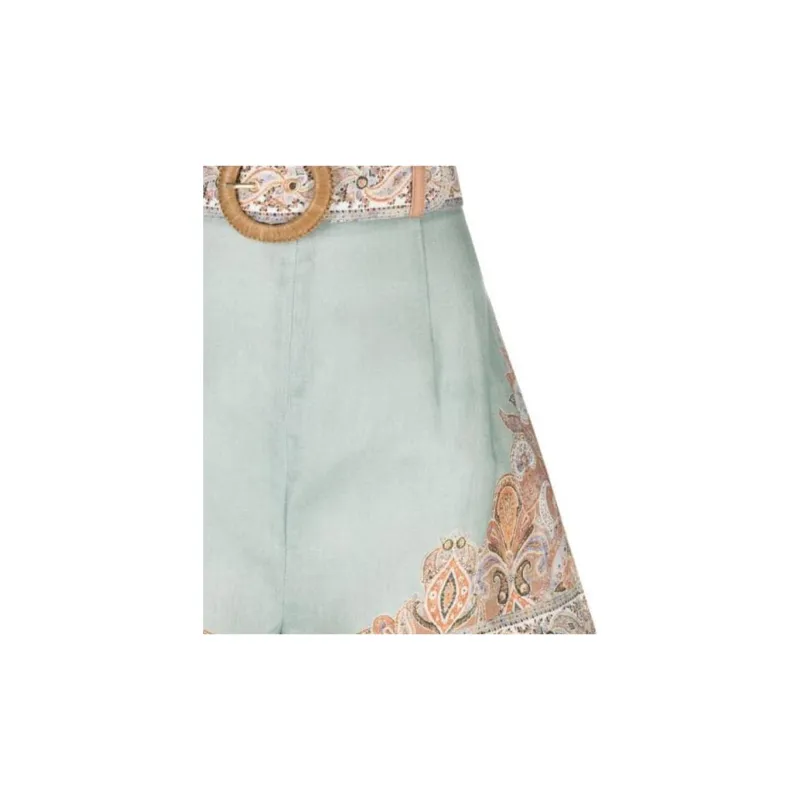 Zimmermann Devi Linen Shorts-2