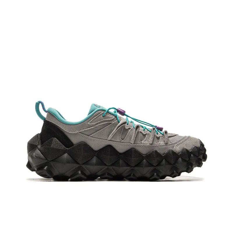 LiNing Rebound Anti Slip And Wear Resistant Low Top Casual Shoes Unisex Gray Black Green-1