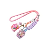 Clothing Sets--Pink Purple[Lanyard+DIY Case+Pink Bell Cameras]