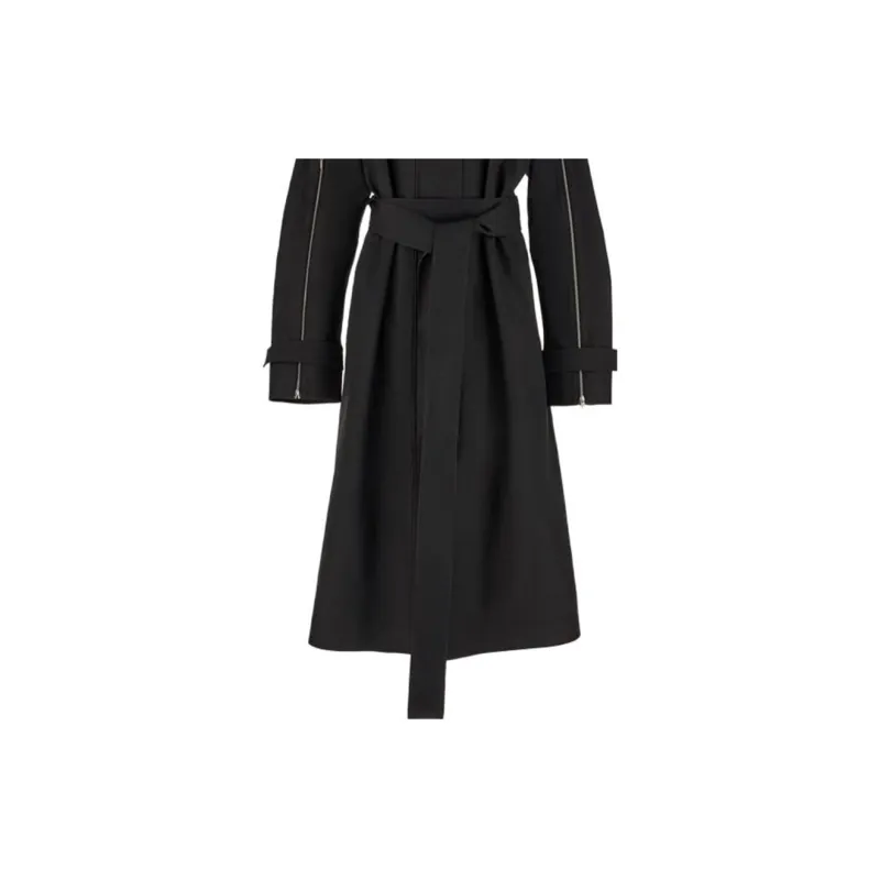 Ferragamo High Neck Belted Waist Coat-4